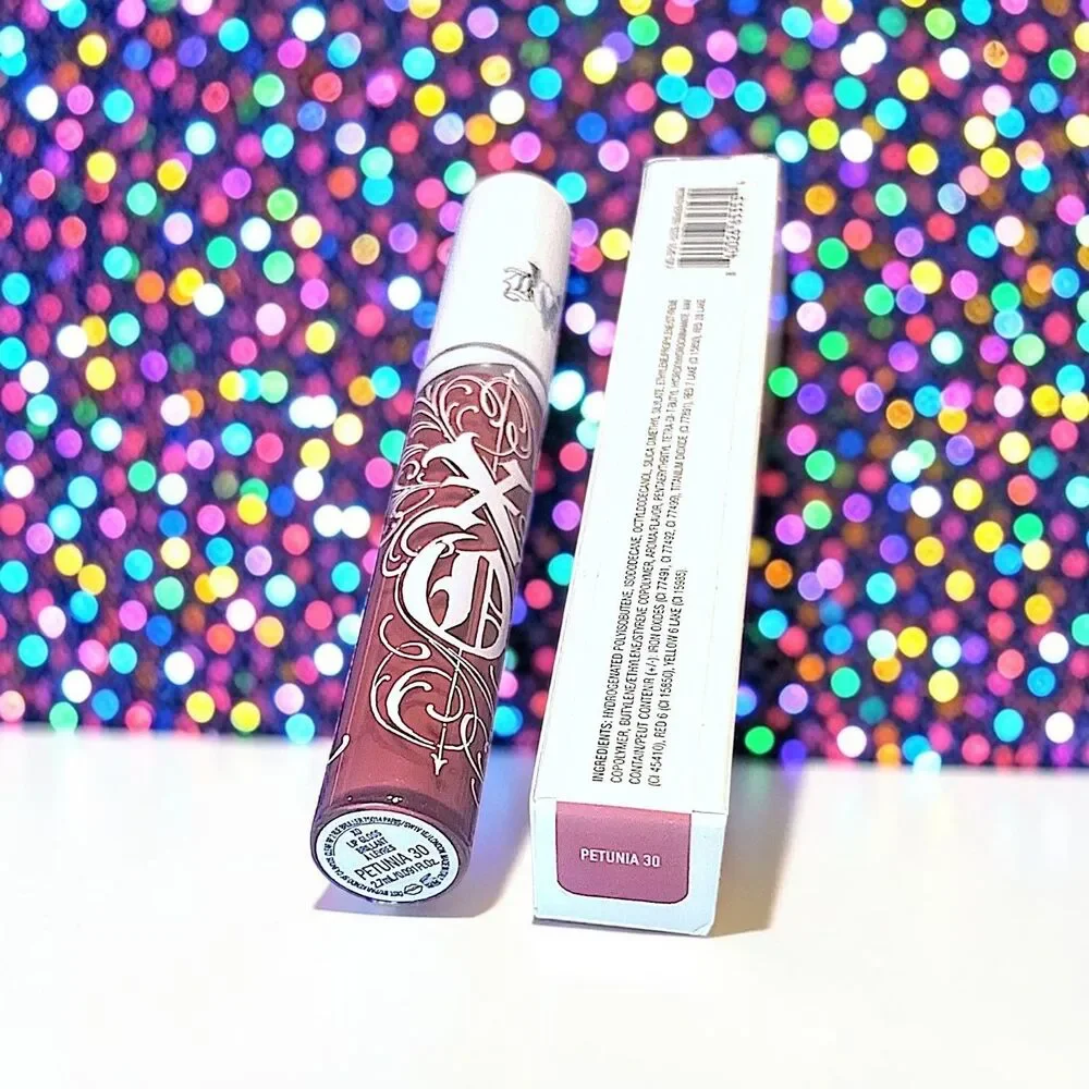 KVD Vegan Beauty XO Lip Gloss Petunia 30 0.091 oz New in box